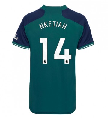 Arsenal Eddie Nketiah #14 Replika Tredjetrøje Dame 2023-24 Kortærmet